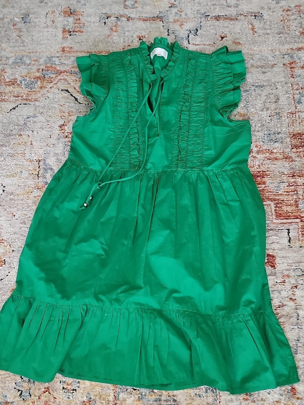Caroline constas Sz Small Green Dress